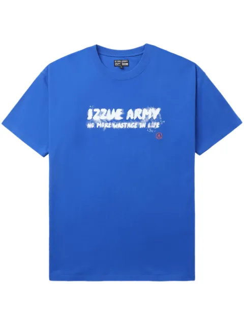 izzue logo-print cotton T-shirt