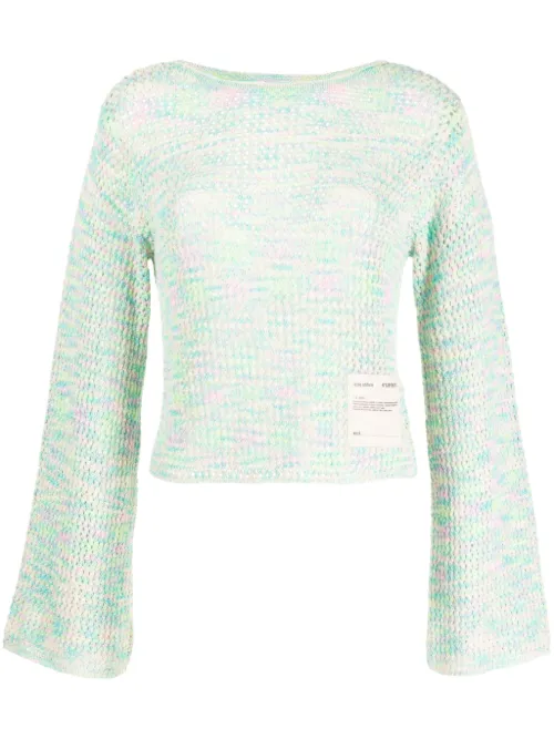 Pull crop en crochet - izzue - Modalova