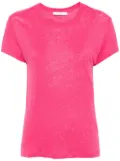 IRO Third linen T-shirt - Pink