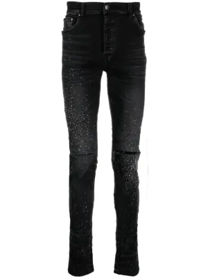Amiri crystal sales jeans black