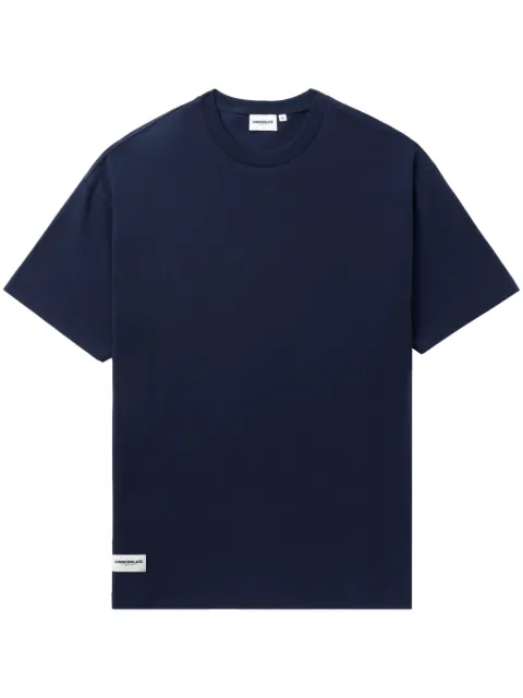 CHOCOOLATE logo-patch cotton T-shirt