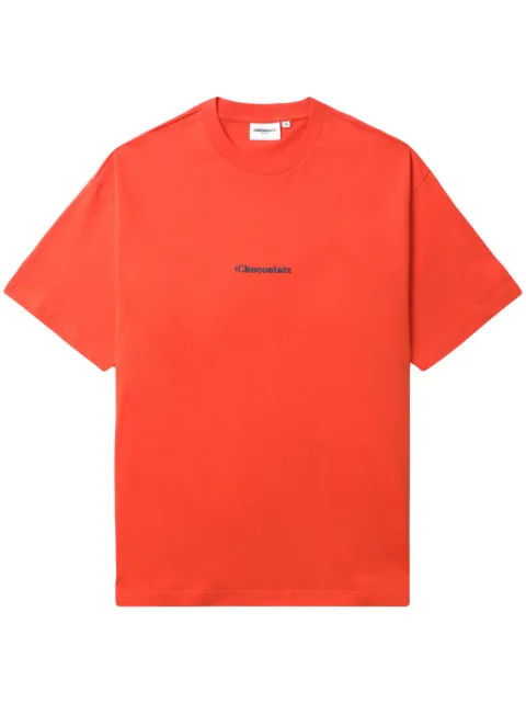 CHOCOOLATE logo-print cotton T-shirt