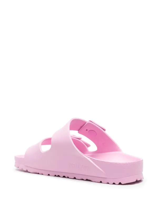 Birkenstock Arizona logo-buckle Slides | Pink | FARFETCH