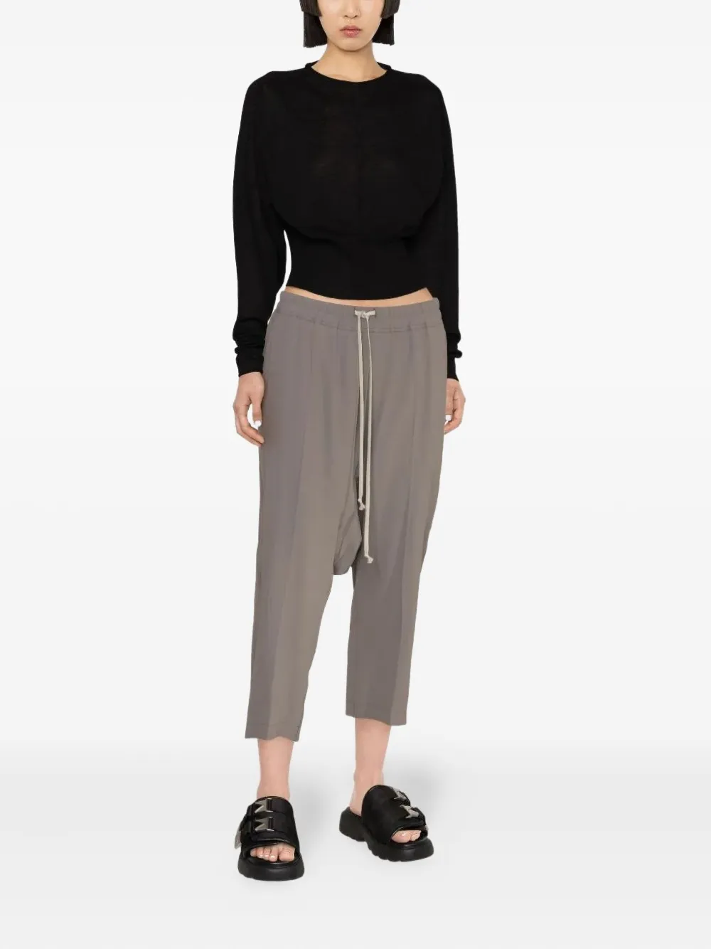 Rick Owens Cropped broek - Grijs