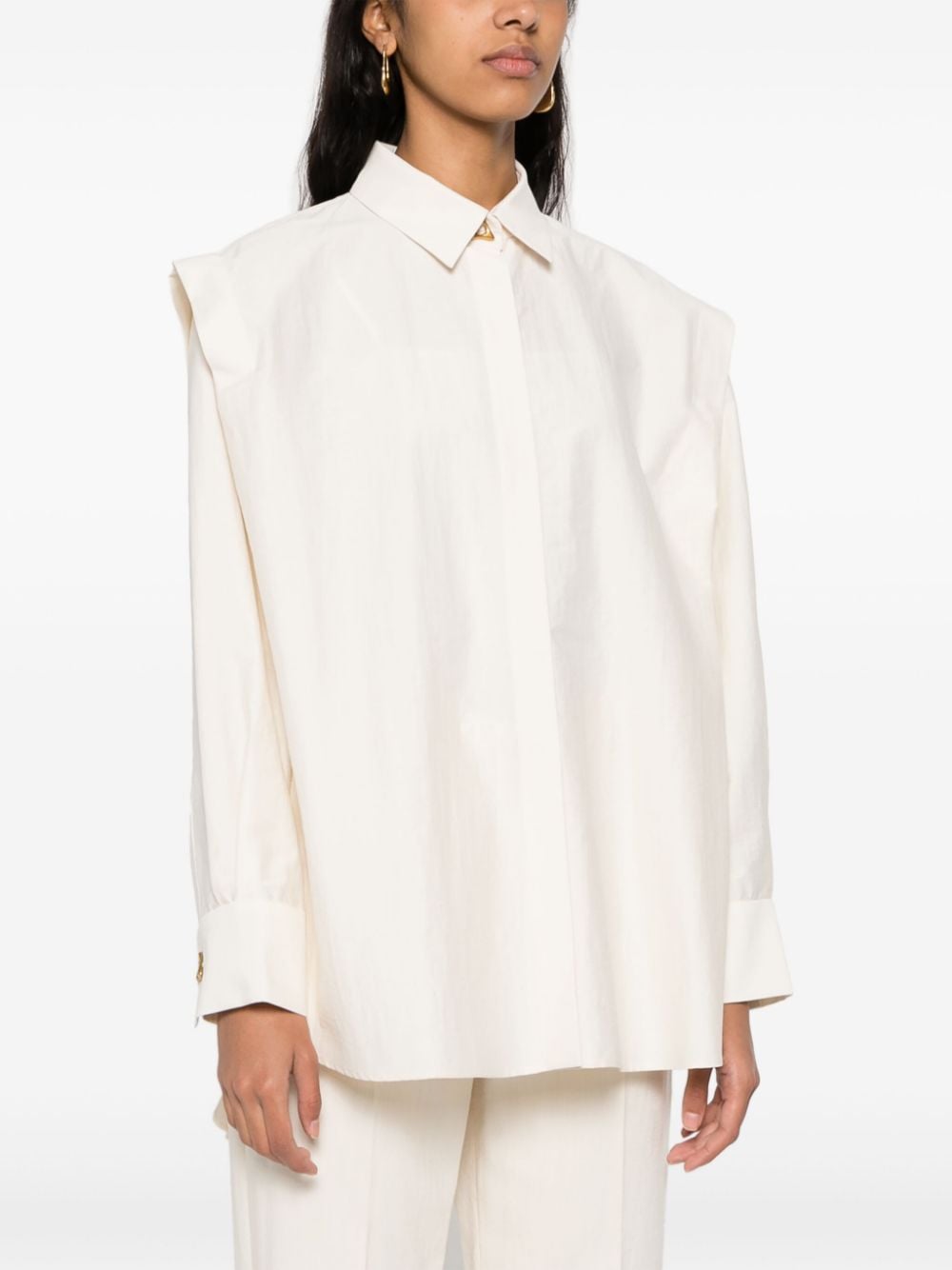 AERON Elysee popeline blouse Beige