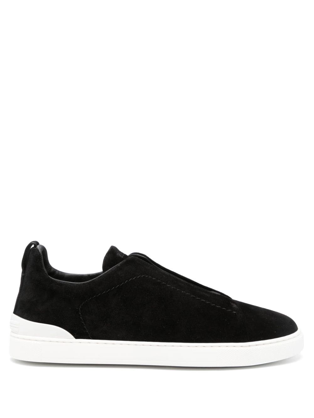 Image 1 of Zegna Triple Stitch leather sneakers