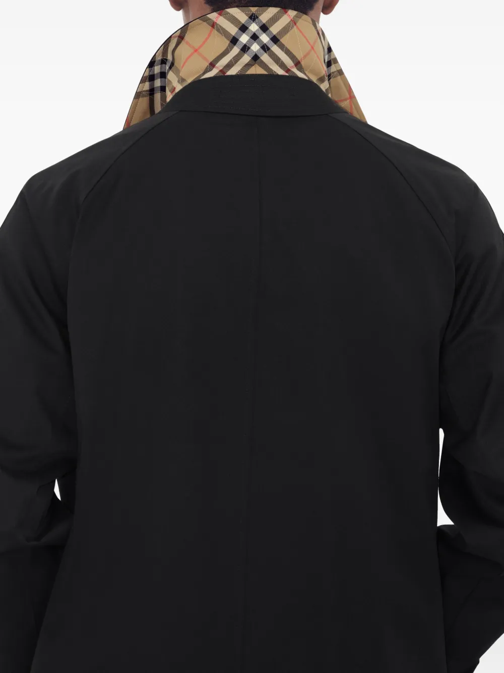 Burberry Long Camden Heritage Car Coat | Black | FARFETCH