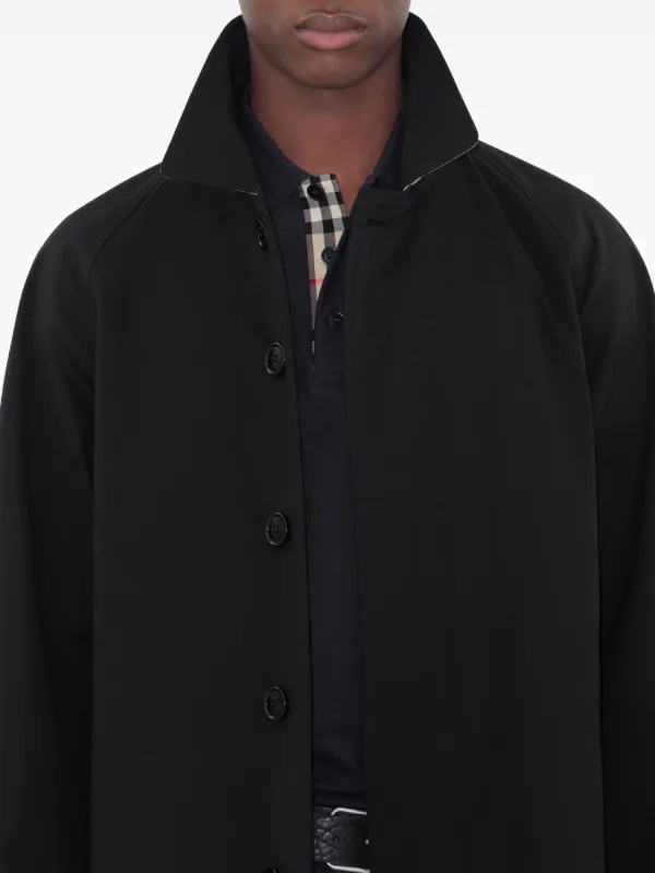 Burberry ロング カムデン ヘリテージ カーコート | ブラック