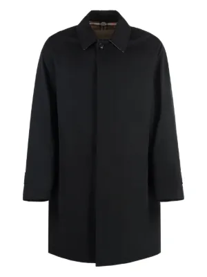 Burberry ダブルブレスト トレンチコート | ブラック | FARFETCH JP
