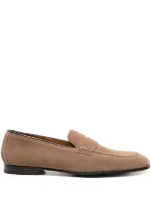 Designer hot sale suede loafers