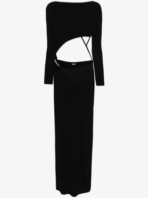 GCDS robe longue asymétrique