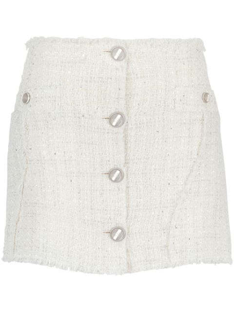 Gcds tweed mini skirt