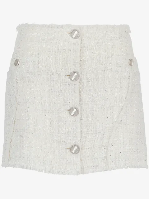 GCDS tweed mini skirt