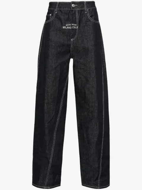 GCDS Raw Denim Wide jeans