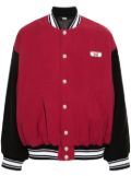 GCDS Sunny varsity bomber jacket - Red