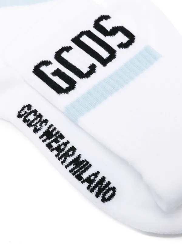 GCDS - LOGO SOCKS / ロゴ ソックス GCDS LOGO SOCKS Lime | GCDS Official Website