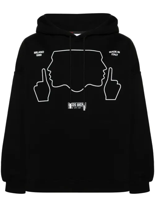 Hoodie Do Not Talk To Me - GCDS - Modalova