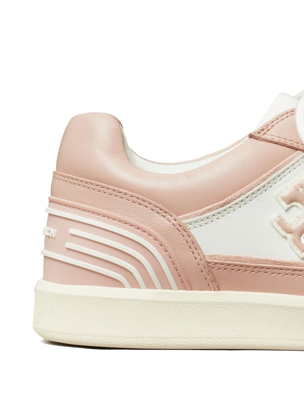 Shop Tory Burch Clover Court Panelled Sneakers In Pink