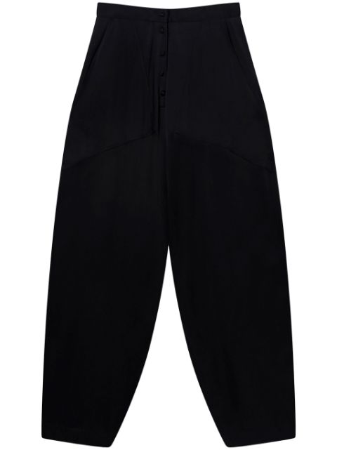 Stella McCartney panelled satin tapered trousers