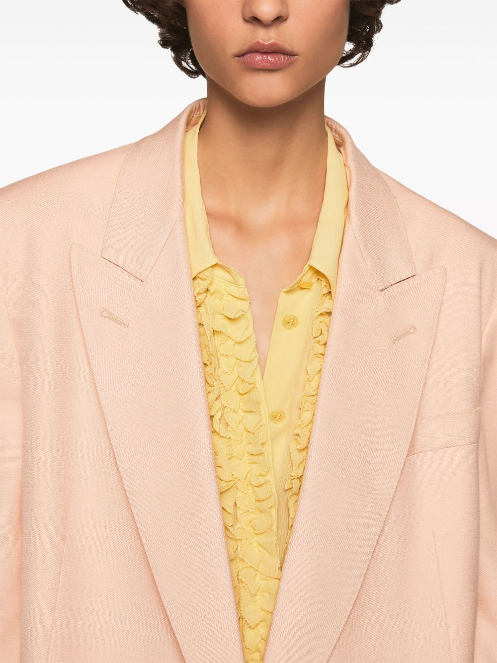 Stella McCartney single-breasted peak-lapels blazer Women