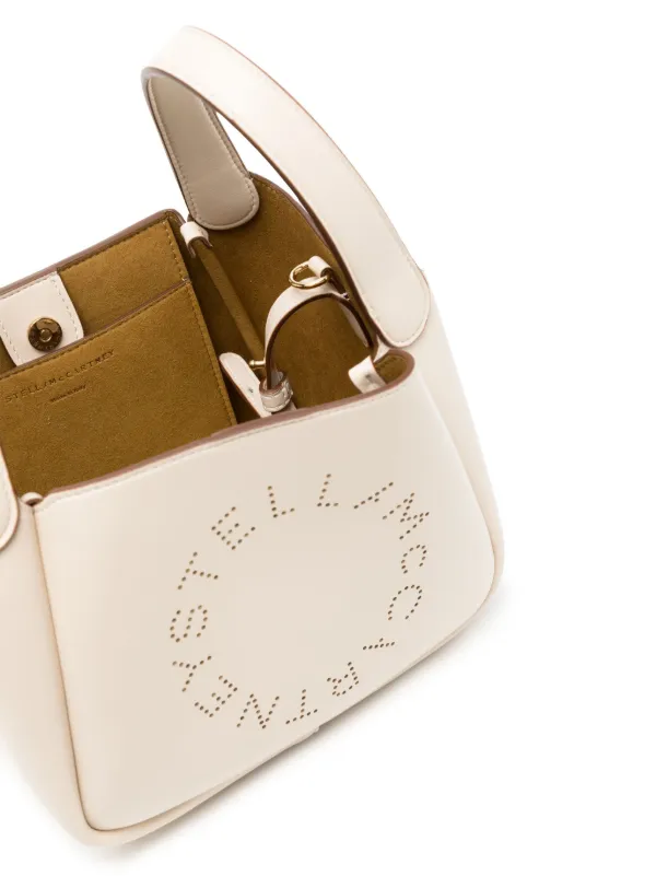 Stella McCartney perforated-logo Tote Bag | Neutrals | FARFETCH