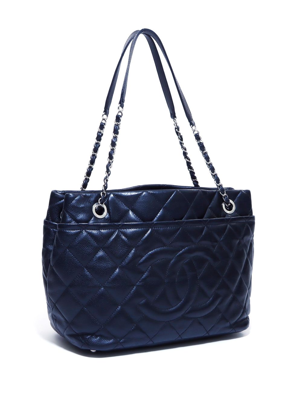 CHANEL 2012-2013 CC diamond-quilted tote bag Women