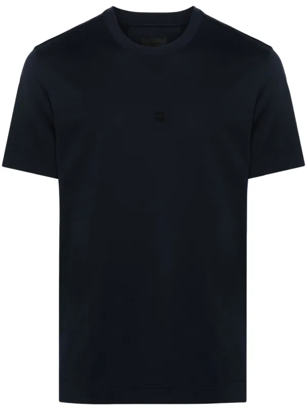GIVENCHY ジバンシー 4Gエンブロイダリー Tシャツ Givenchy 4G エンブロイダリー Tシャツ | ブルー | FARFETCH JP