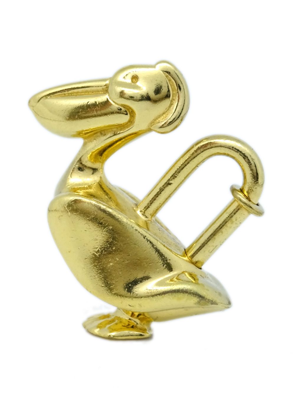 Hermès Pre-Owned 1992 pre-owned La Mer Pelican hangslot - Goud