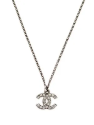 CHANEL Pre-Owned 2004 ココマーク ネックレス | シルバートーン