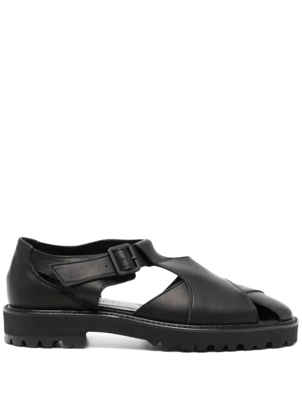 靴 Beautiful Shoes GURKHA SANDALS BLACK 25 22604082_53709829_600.jpg