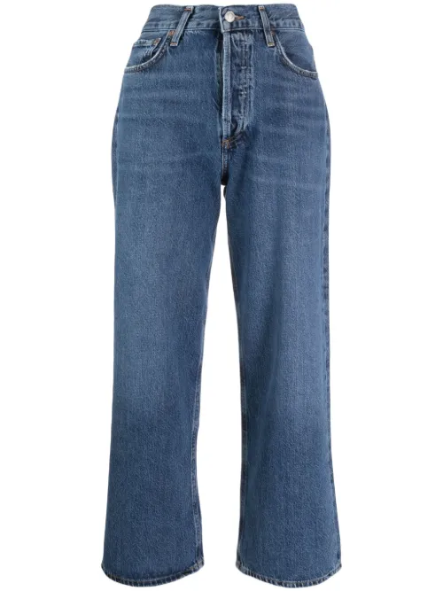 Jean crop à taille haute - AGOLDE - Modalova