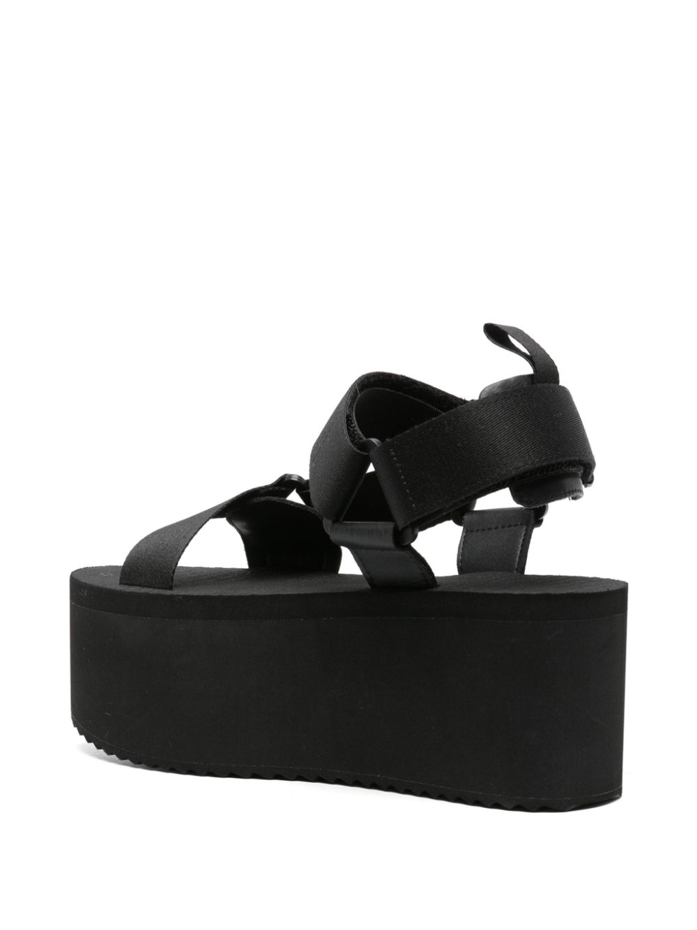 Shop Moschino 80mm Platform Sandals In Black