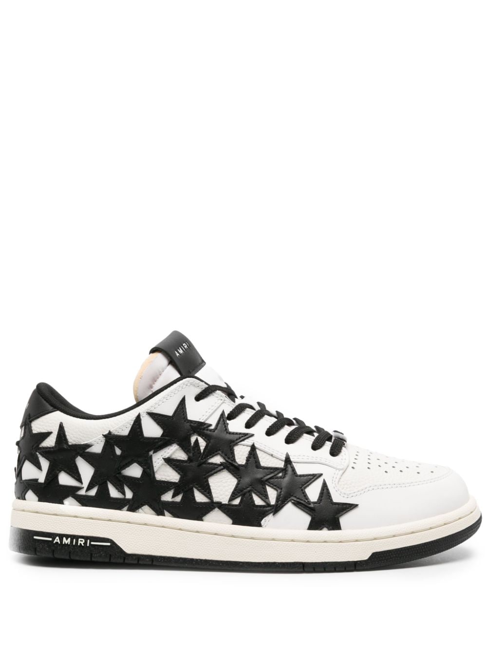 AMIRI Stars Court Leather Sneakers - Farfetch