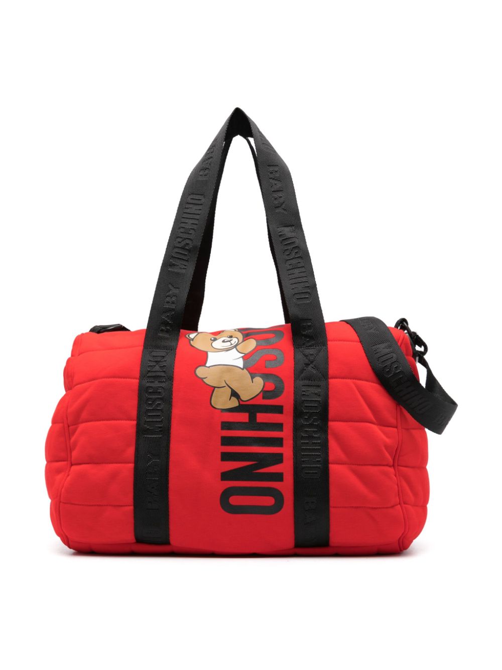 Moschino Teddy Bear-print Changing Bag In Red