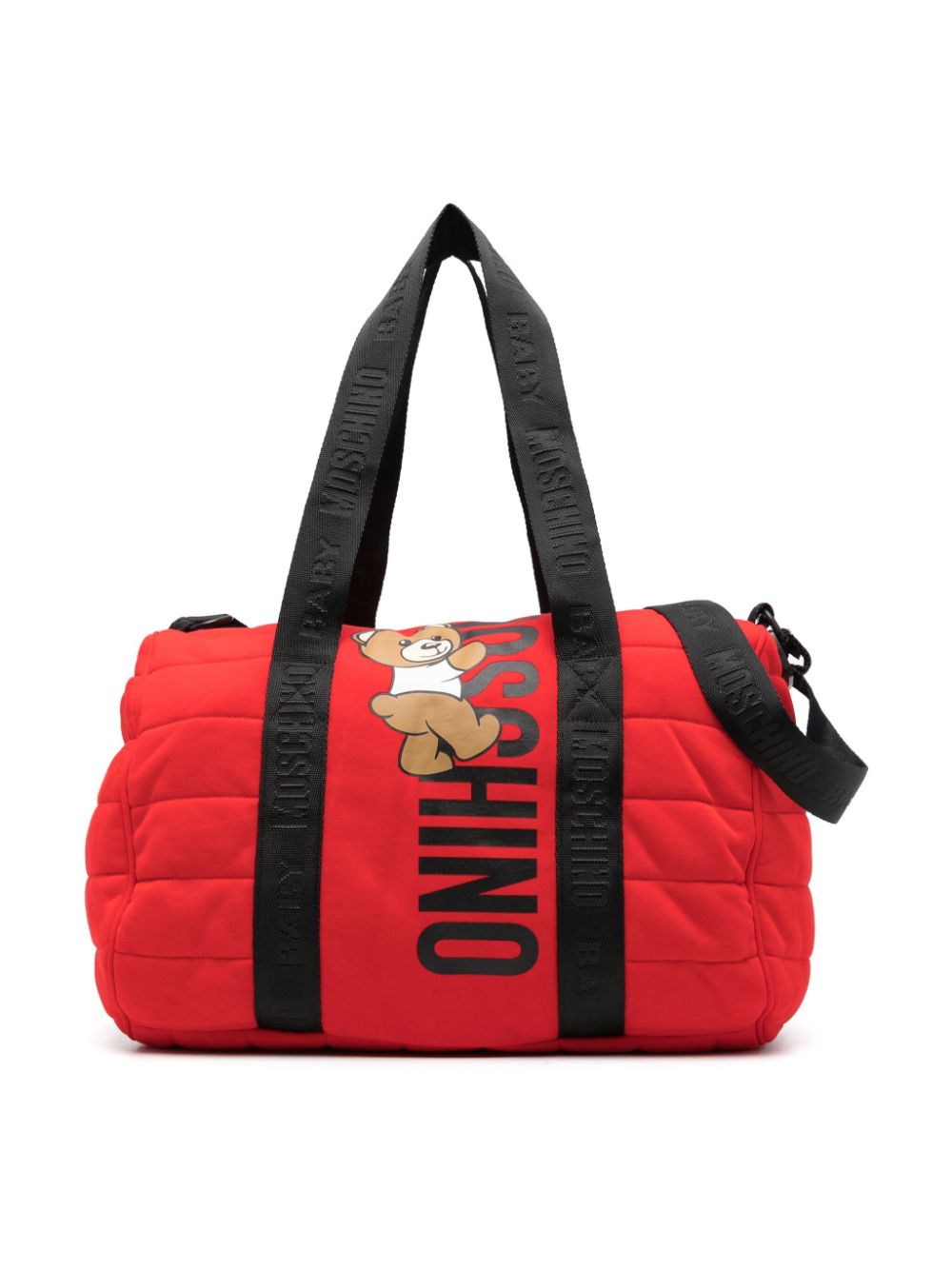 Moschino Kids Luiertas met teddybeerprint Rood