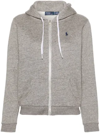 Polo Ralph Lauren Polo Pony-embroidered zip-up Hoodie | Grey