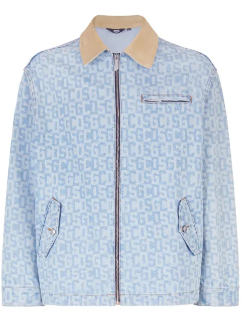 Gcds monogram-print denim jacket