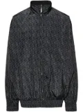 GCDS reversible logo-print jacket - Black
