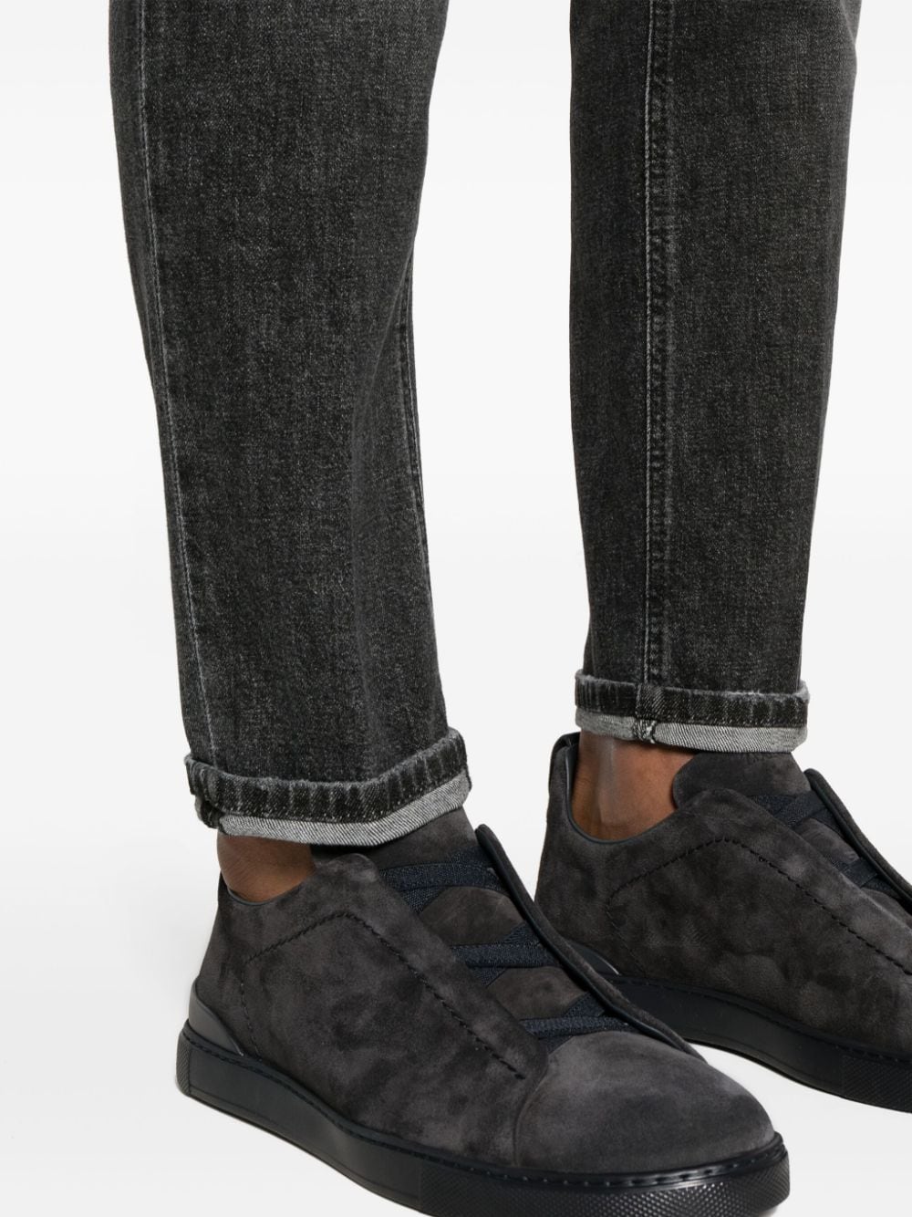 Shop Pt Torino Reggae Slim-fit Jeans In Grey