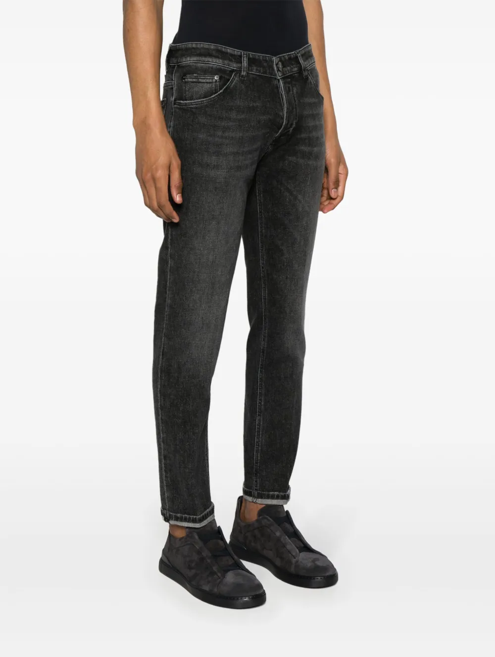 Shop Pt Torino Reggae Slim-fit Jeans In Grey