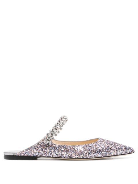 Jimmy Choo Bing crystal-embellished mules Women