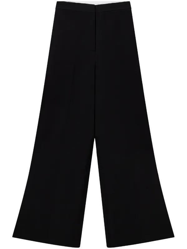 ステラマッカートニー　ハイウエスト　コットンパンツ Stella McCartney ハイウエスト パンツ | ブラック | FARFETCH JP