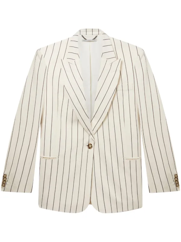 【関税&送料込】Stella Mccartney Cropped Blazer Stella McCartney Cropped Boxy Double-Breasted Blazer