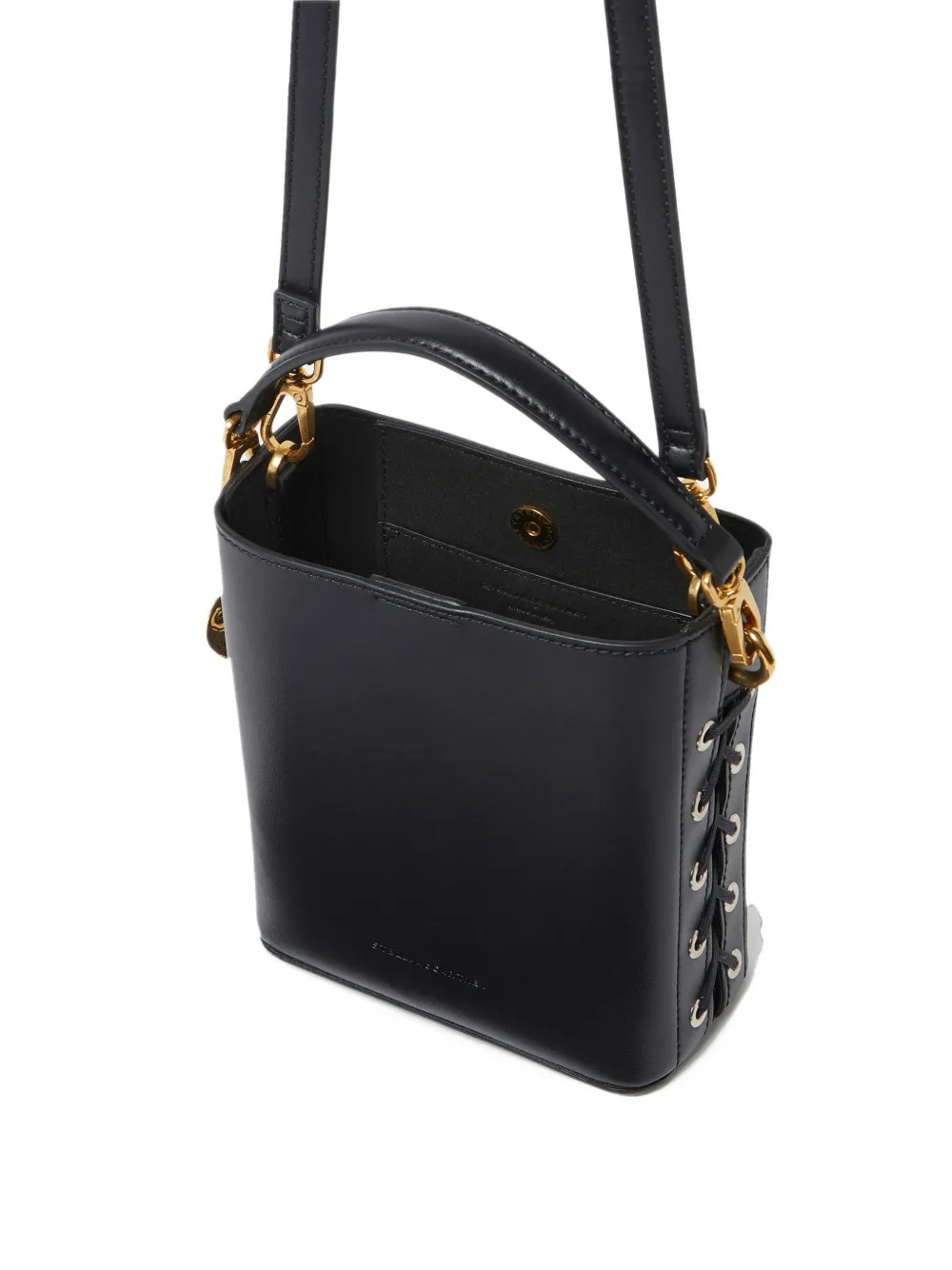 Stella McCartney Frayme bucket-tas van imitatieleer Zwart