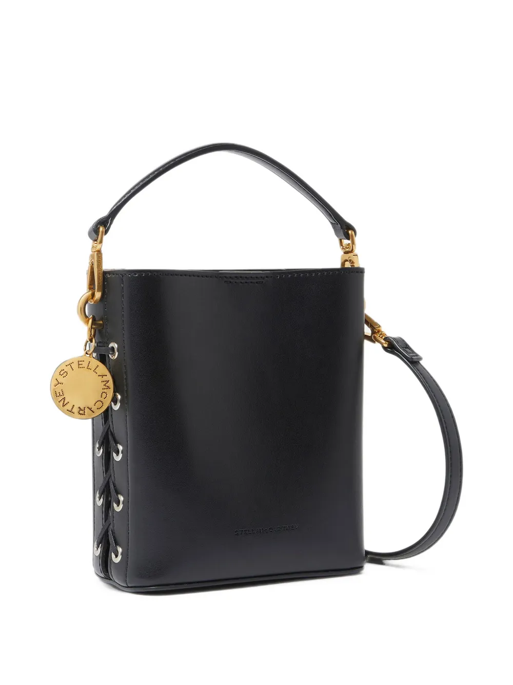 Stella McCartney Frayme bucket-tas van imitatieleer Zwart