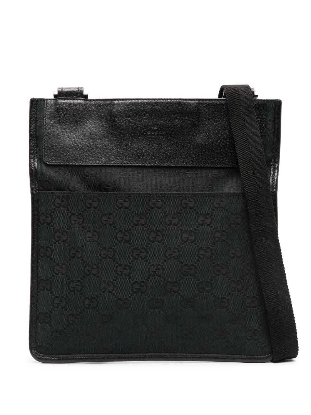 Pre-owned Gucci 2010s Gg Supreme Messenger Bag In Black