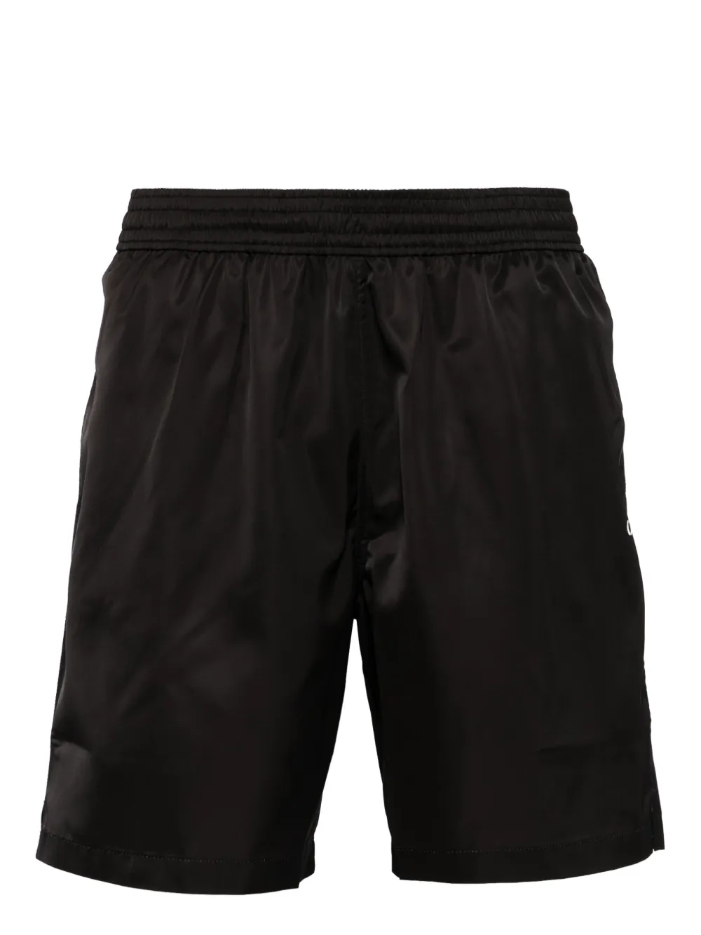 Off-white Scribble Diags-print Elasticated Swim Shorts In Black