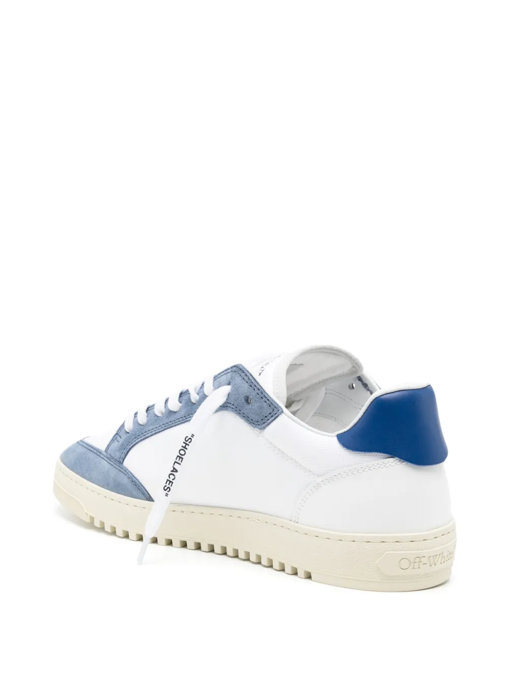 Shop Off-white 5.0 Panelled Canvas Sneakers In 蓝色