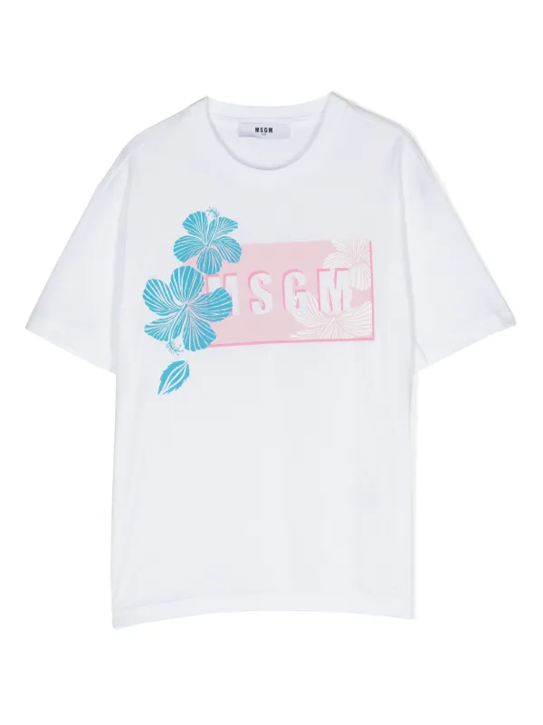 MSGM Kids ロゴ Tシャツ - Farfetch