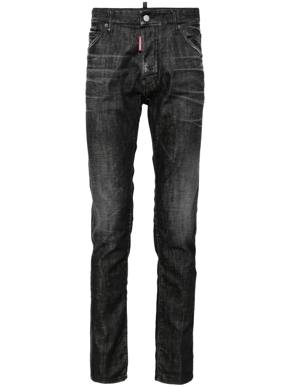 Dsquared2 slim-leg stretch-cotton jeans - Nero